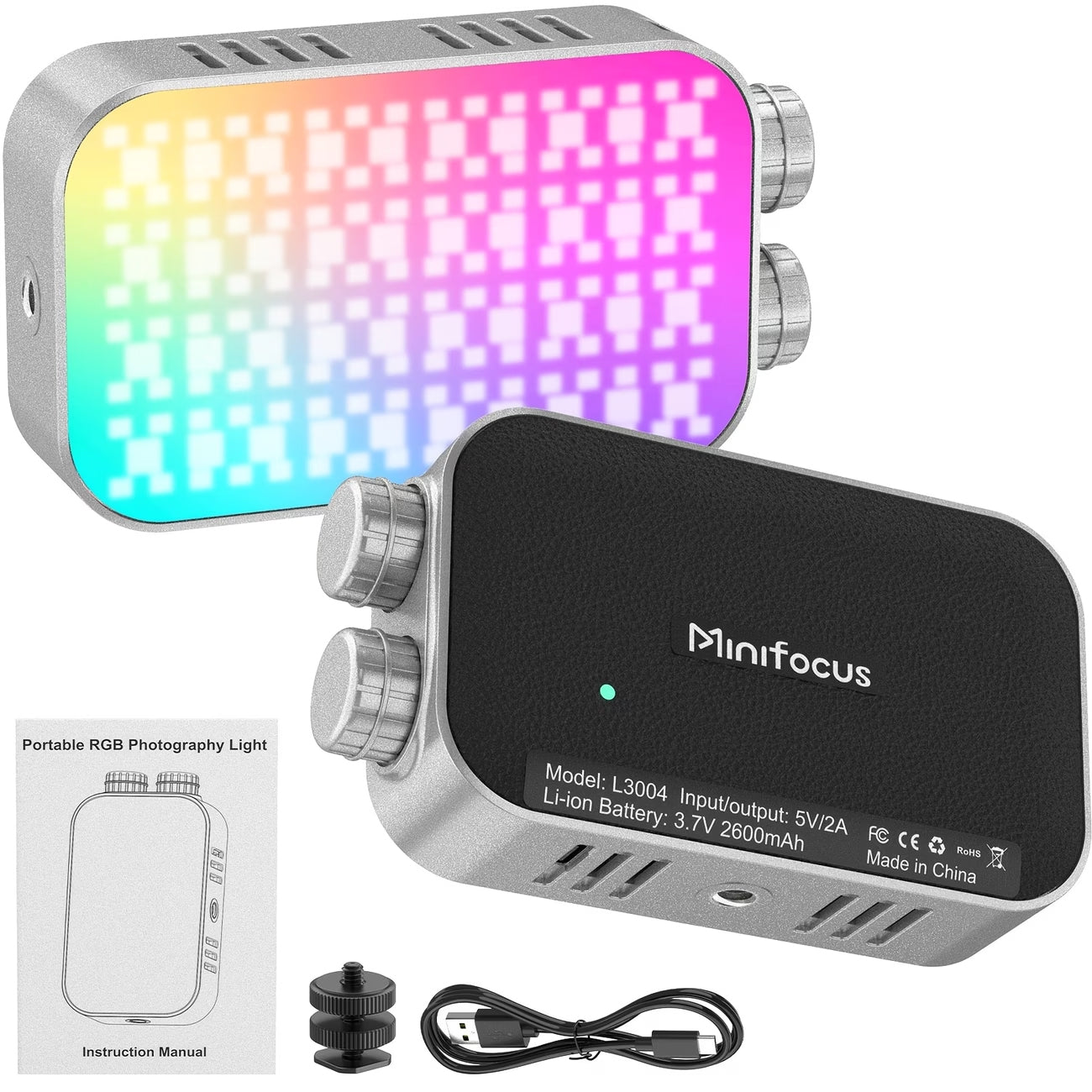 MINI FOCUS Luz LED RGB Profesional