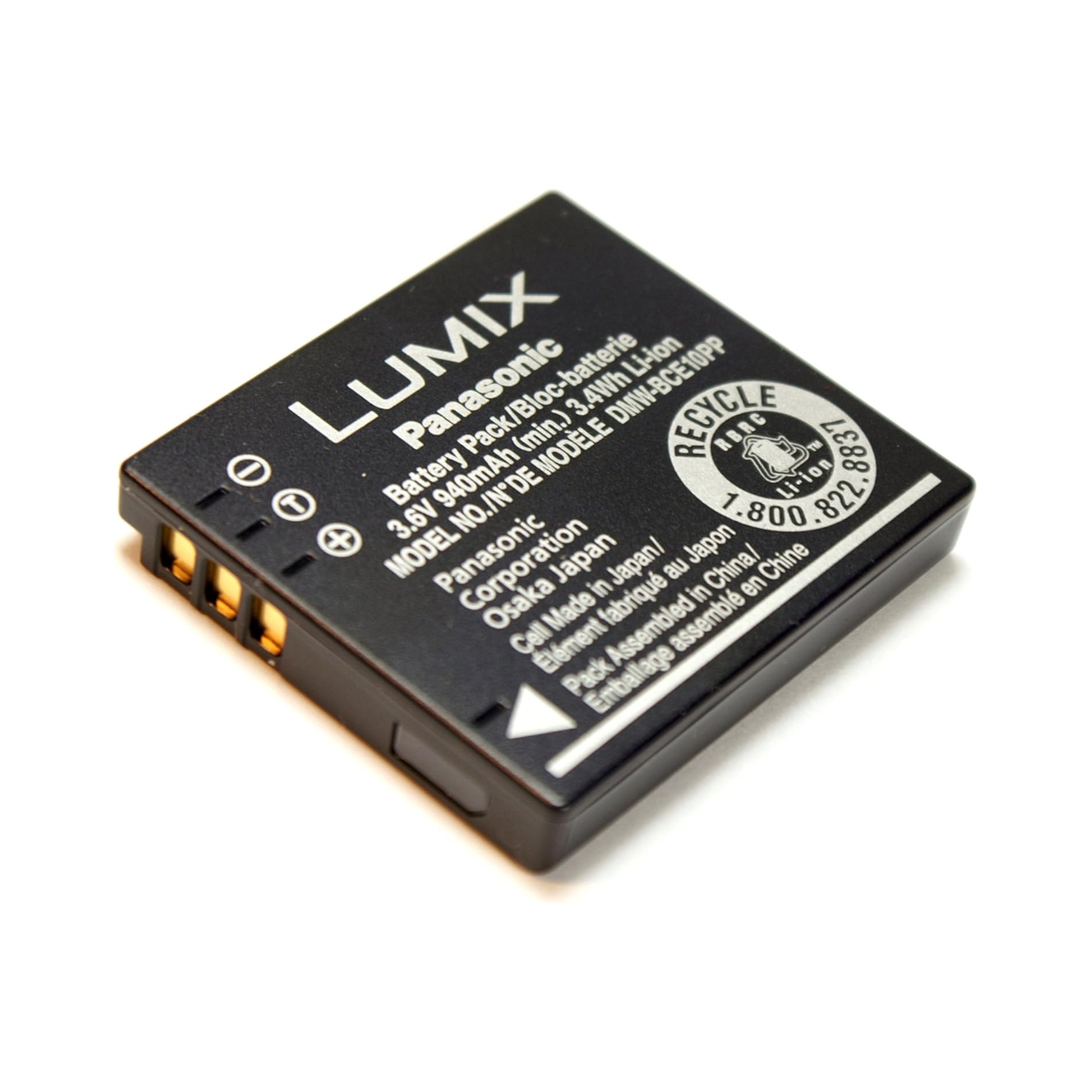 Batería Recargable Panasonic DMW-BCE10 (ID: CGA-S008)