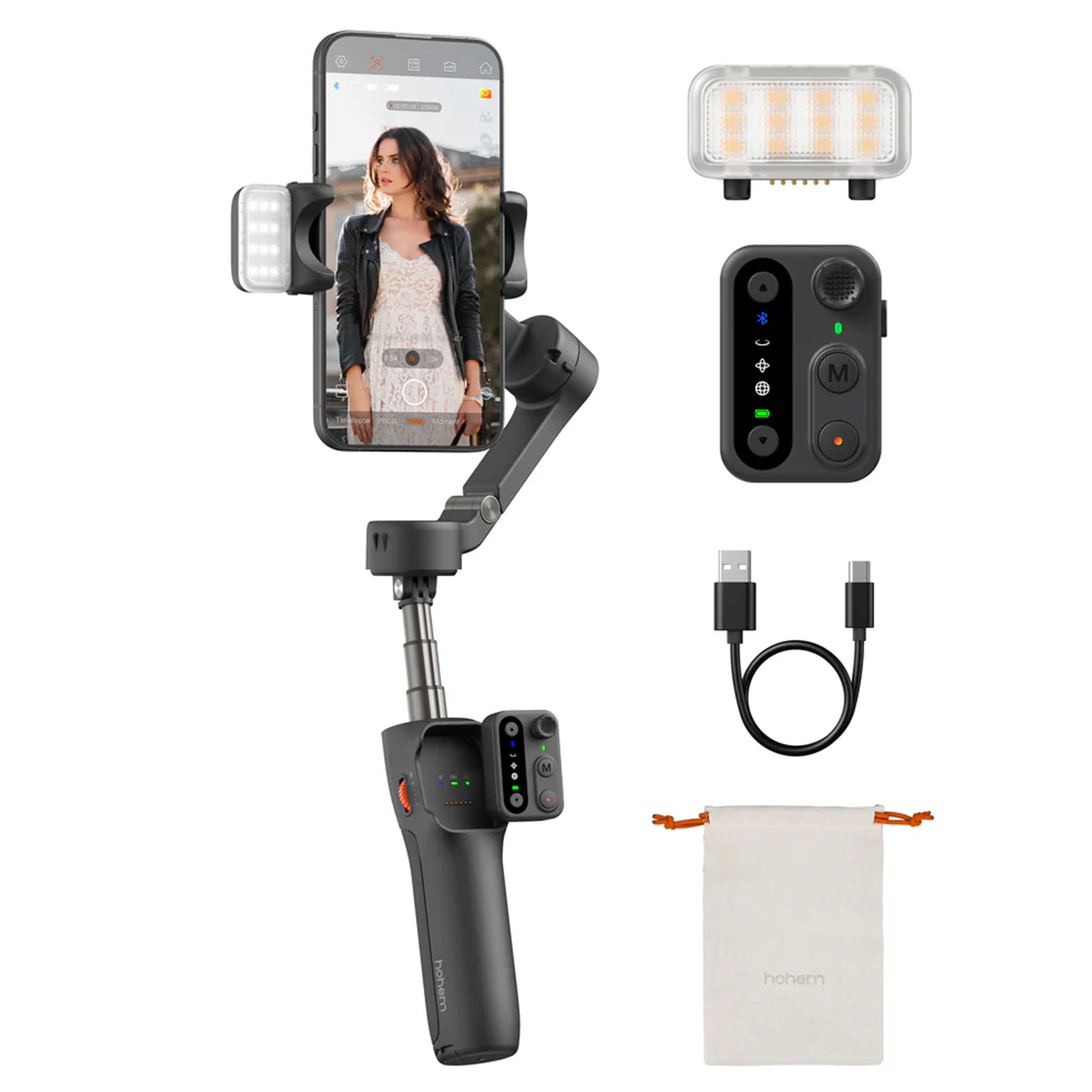 Hohem iSteady X3 (Gimbal para Smartphone con AI Tracker)