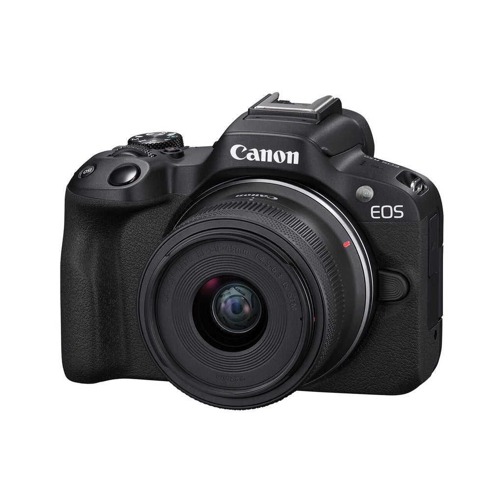 Cámara Canon EOS R50 Mirrorless con Lente 18-45mm