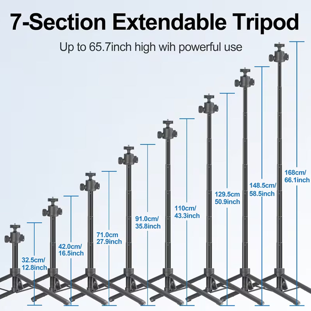 Trípode y Selfie Stick Invisible de 1.5m (Versión Reforzada)