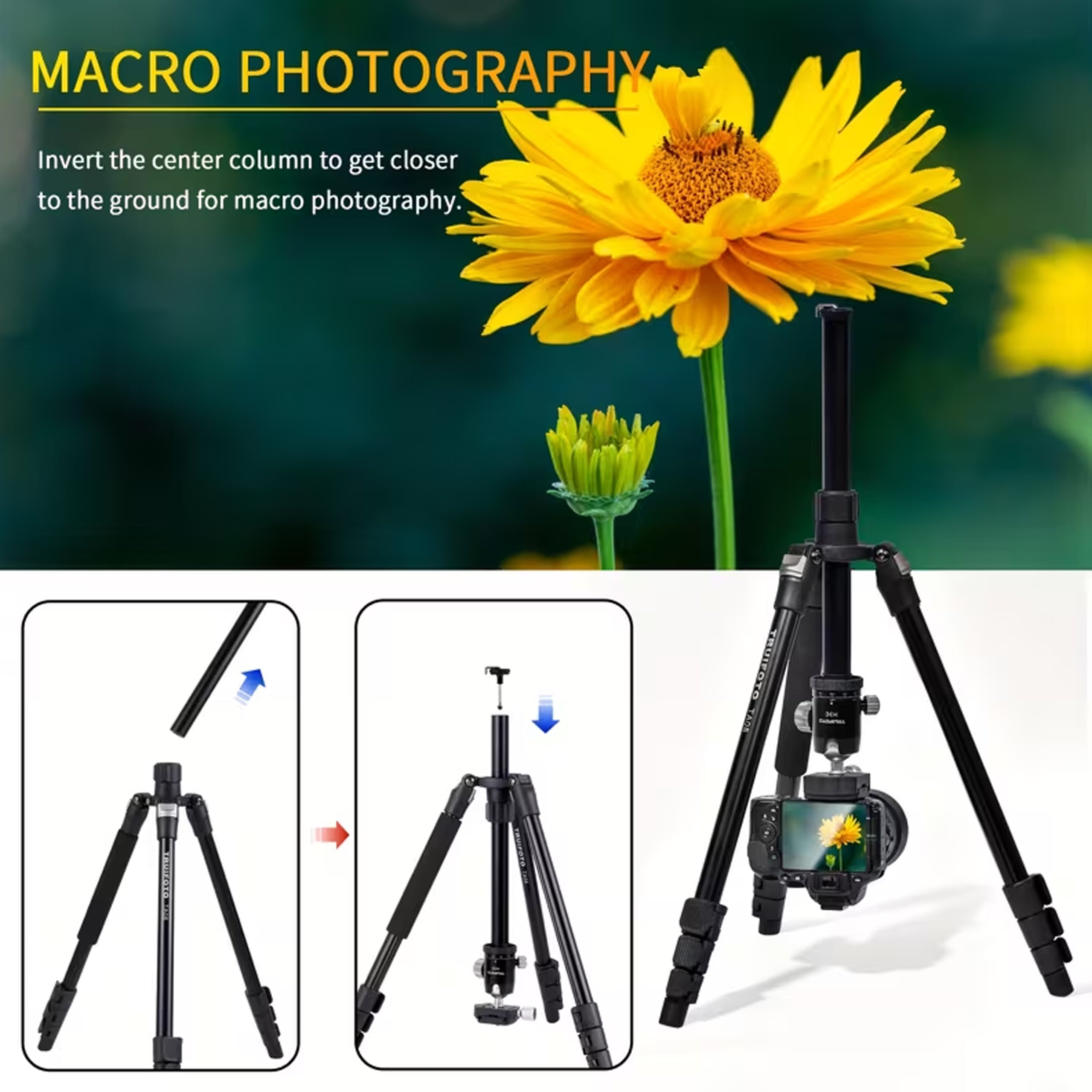 Truifoto Trípode de Viaje Profesional