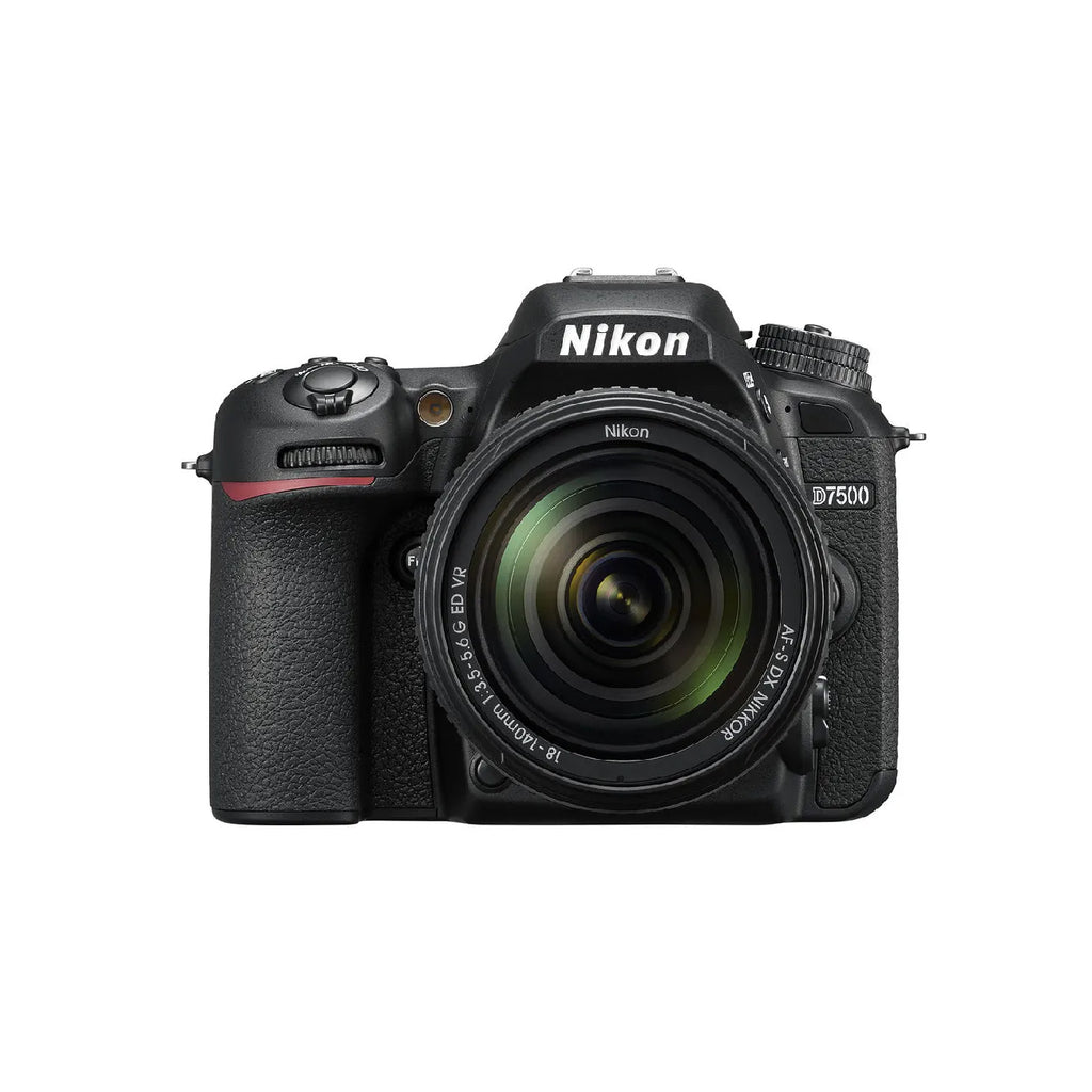 Cámara Nikon D7500 con Lente 18-140mm f/3.5-5.6G ED VR