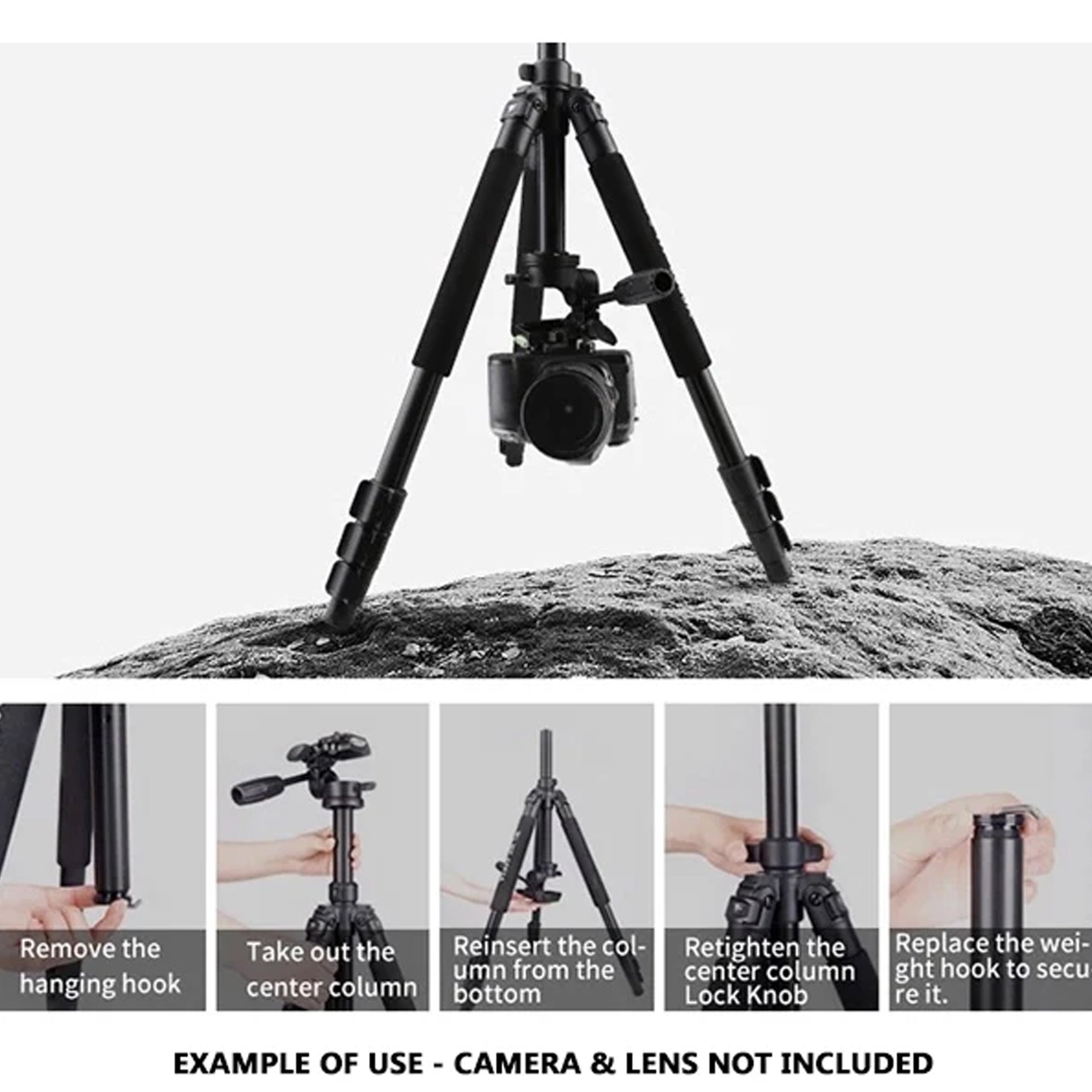 Weifeng WF-6663A Trípode Profesional