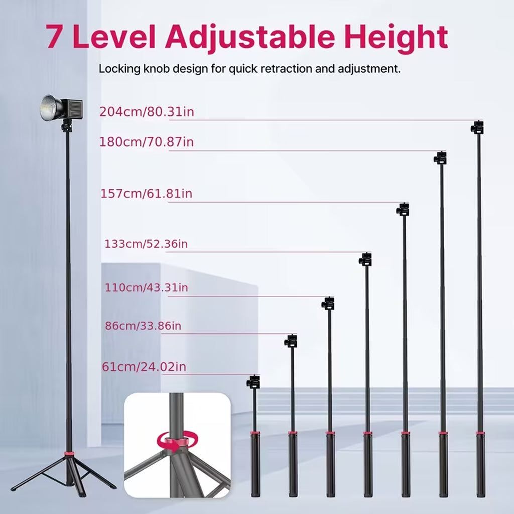 Trípode Portátil Extensible de 205 cm