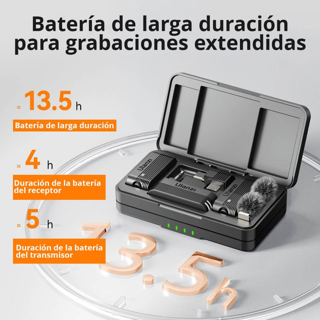 Ulanzi A100 (U-Mic Sistema Inalámbrico Dual)