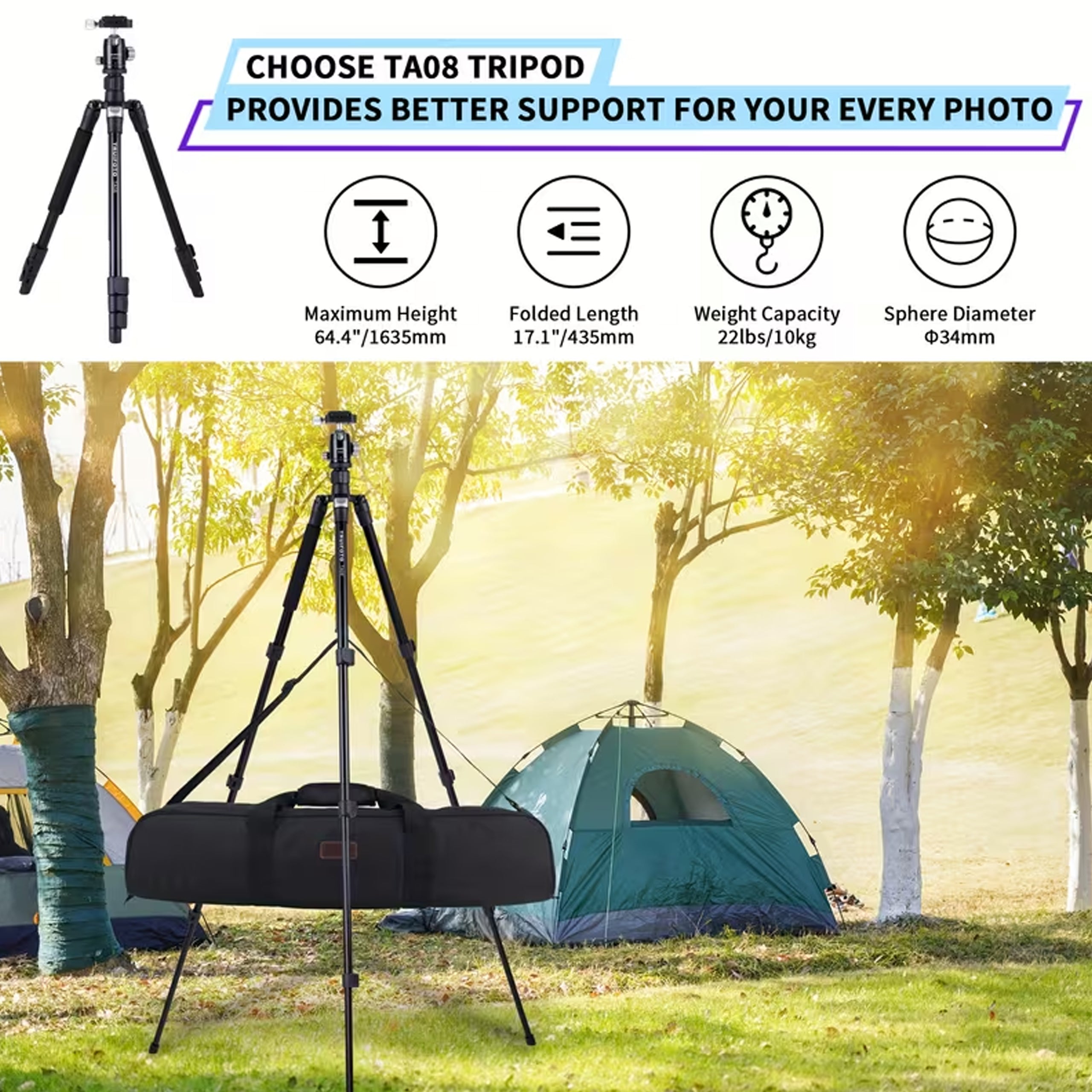 Truifoto Trípode de Viaje Profesional