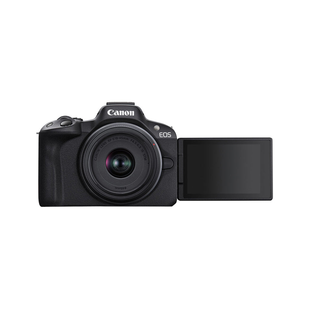 Cámara Canon EOS R50 Mirrorless con Lente 18-45mm