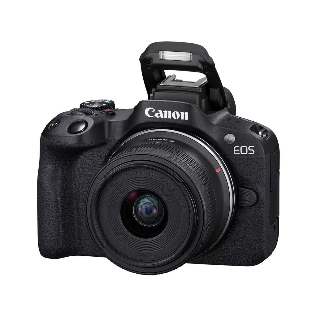 Cámara Canon EOS R50 Mirrorless con Lente 18-45mm