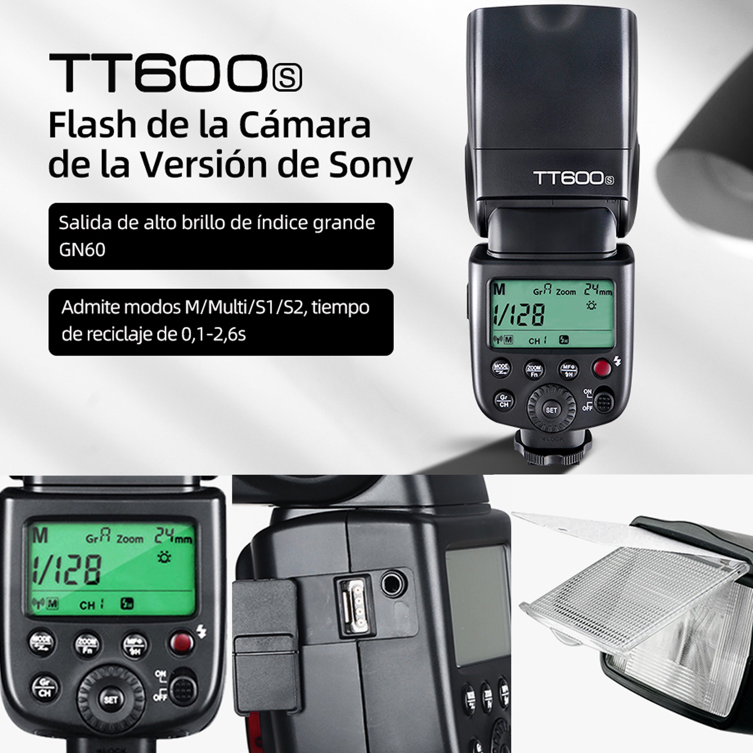 Godox TT600S Speedlite para Sony